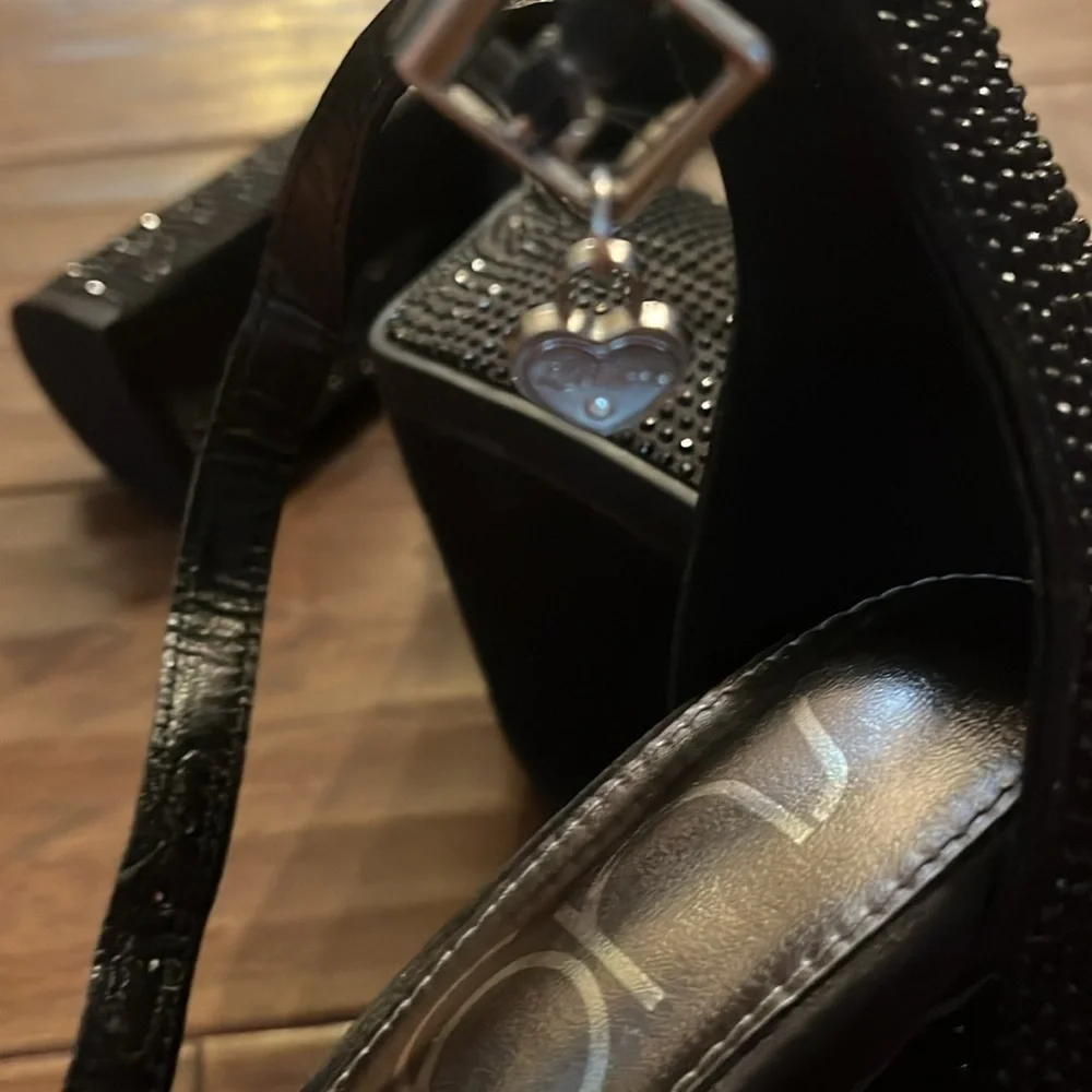 Sugar Ankle Strap Closed Toe Platforms